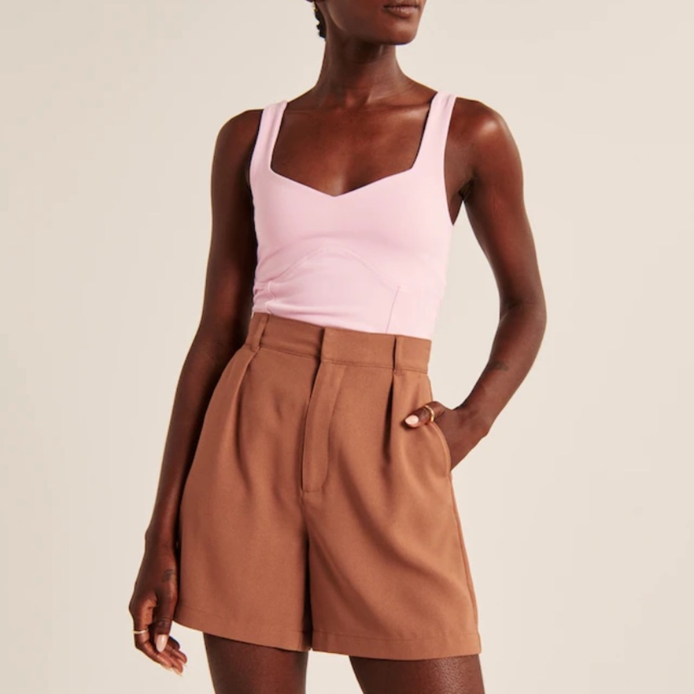 Abercrombie Brown Tailored Shorts